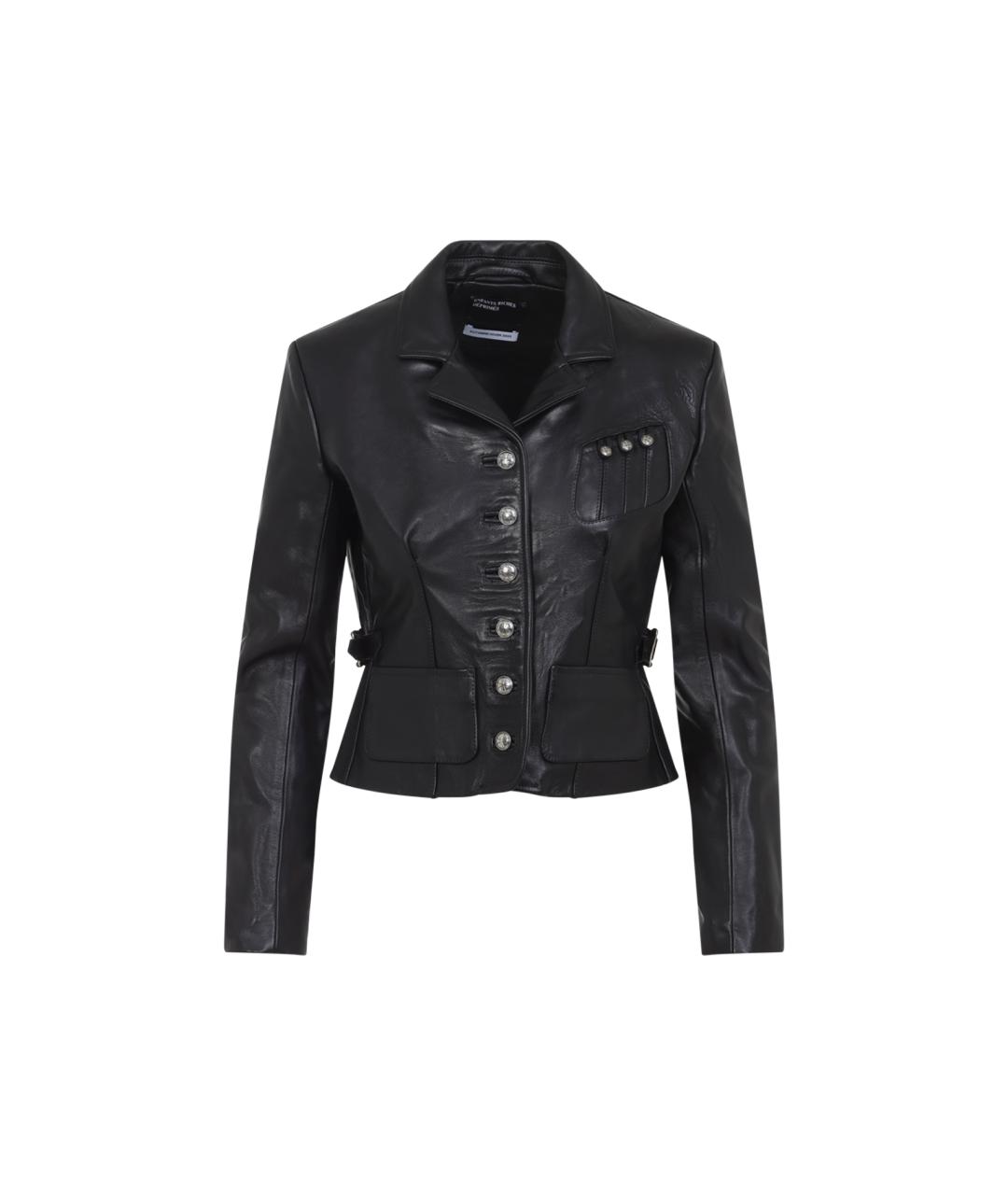 Enfants Riches Déprimés Черная кожаная куртка, фото 1