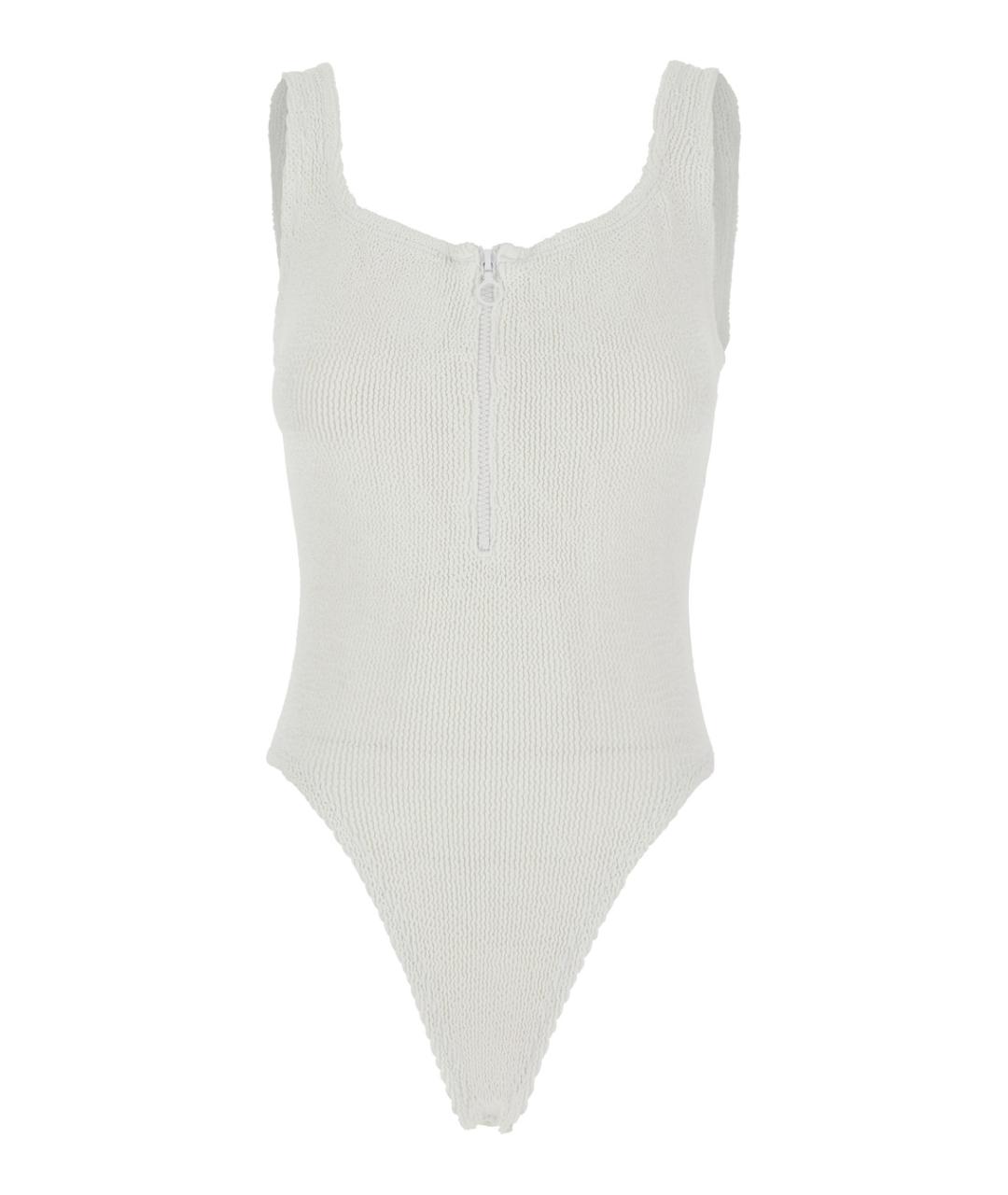 HUNZA G Белый купальник, фото 1