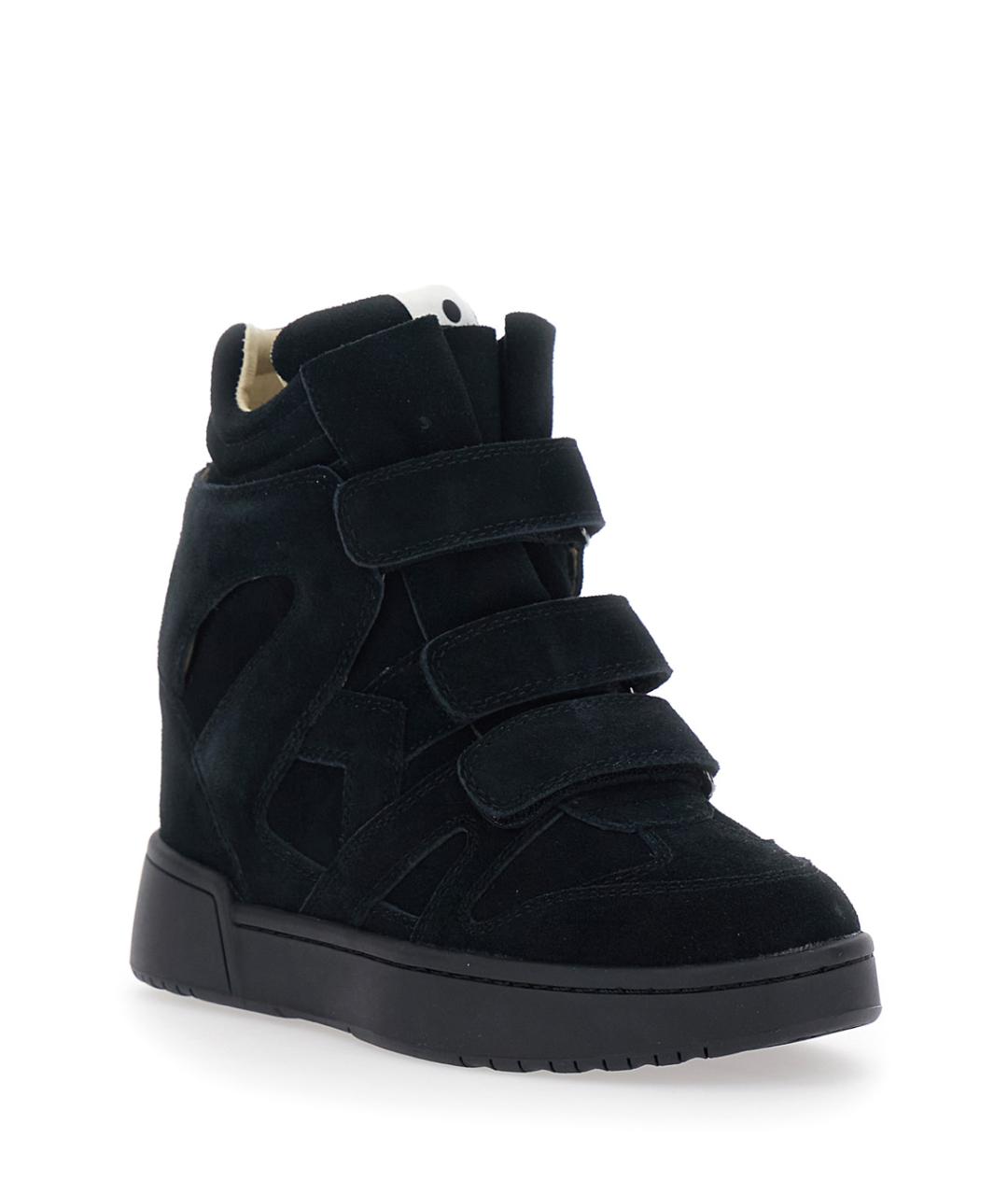 ISABEL MARANT Черные замшевые кроссовки, фото 2