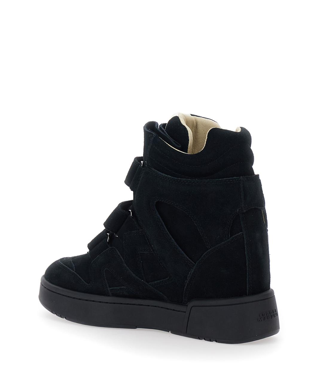 ISABEL MARANT Черные замшевые кроссовки, фото 3