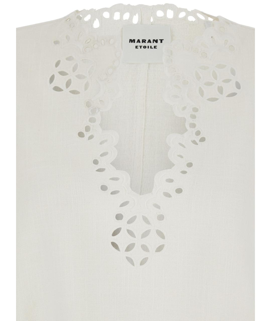 ISABEL MARANT Белая хлопковая блузы, фото 3