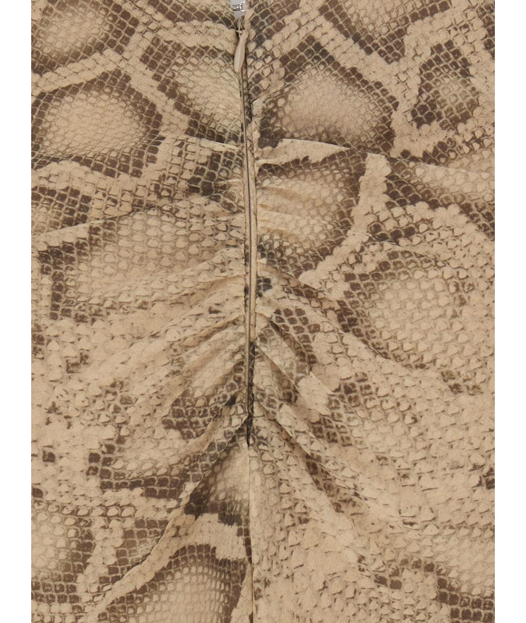 THE ANDAMANE Бежевое коктейльное платье, фото 3