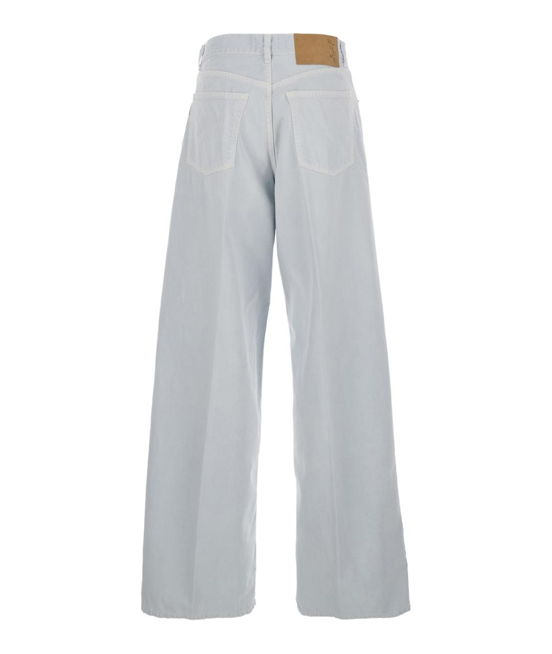 HAIKURE Серые хлопковые прямые джинсы, фото 2