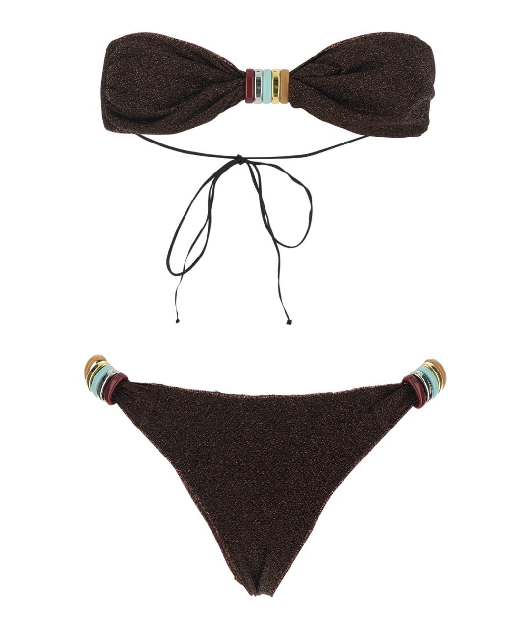 OSEREE Коричневый полиамидовый купальник, фото 1