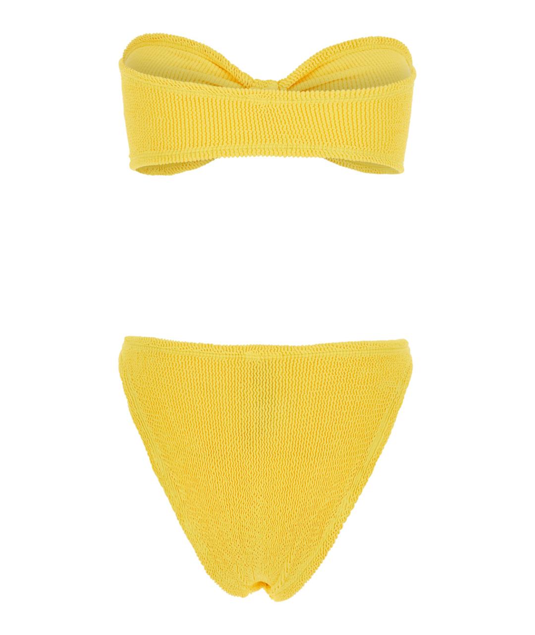 HUNZA G Желтый купальник, фото 2