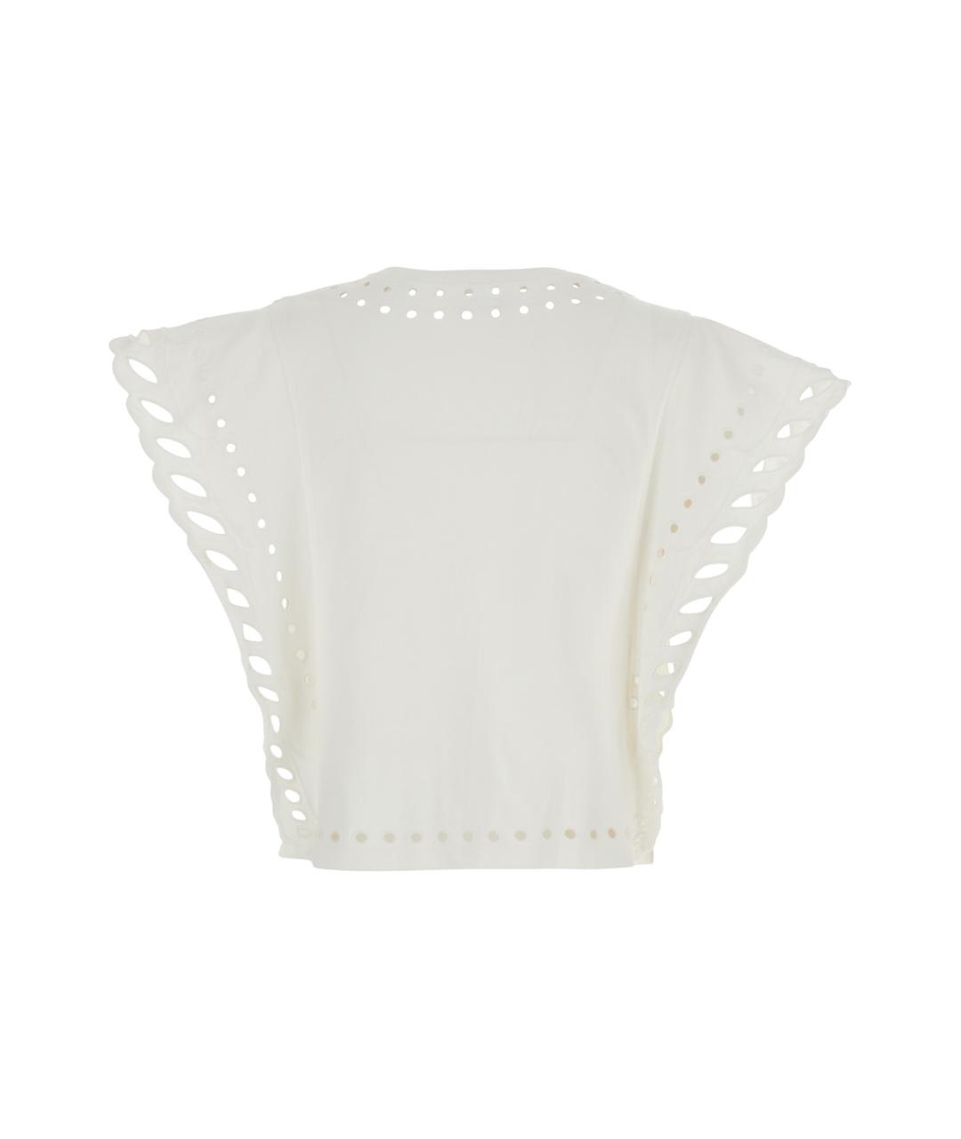 ISABEL MARANT Белая хлопковая блузы, фото 2