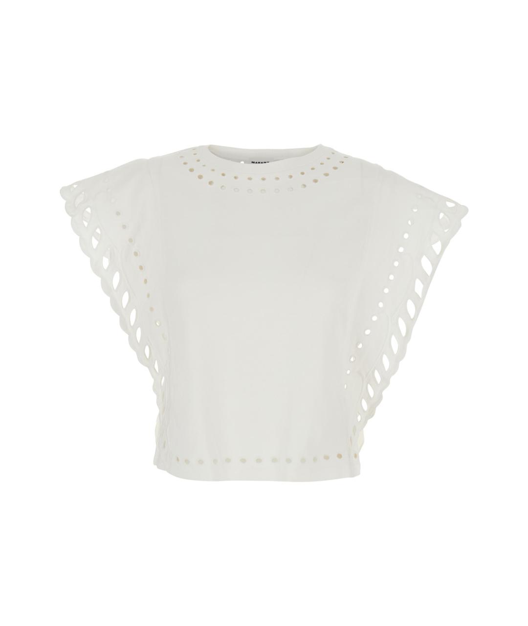 ISABEL MARANT Белая хлопковая блузы, фото 1