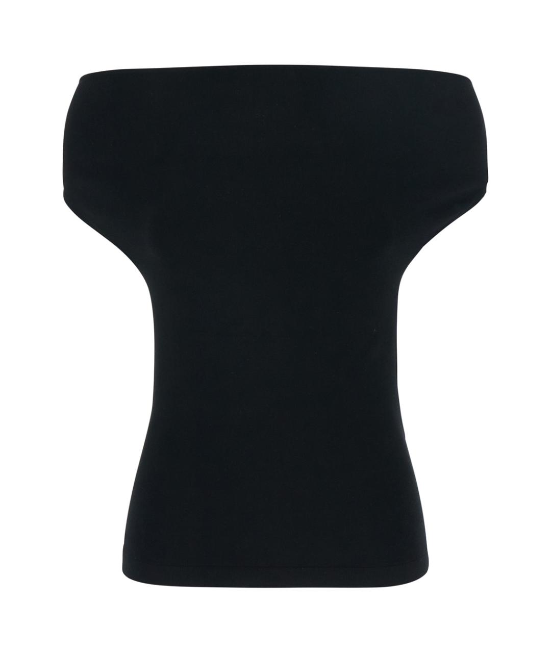 SEMICOUTURE Черная хлопковая блузы, фото 1