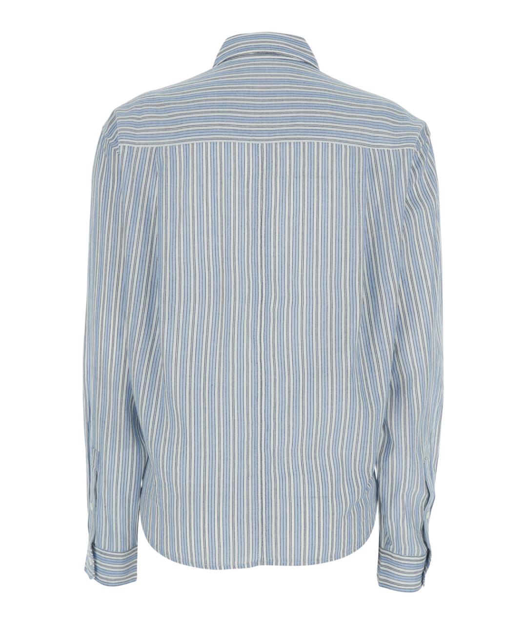 ISABEL MARANT Синяя хлопковая рубашка, фото 2