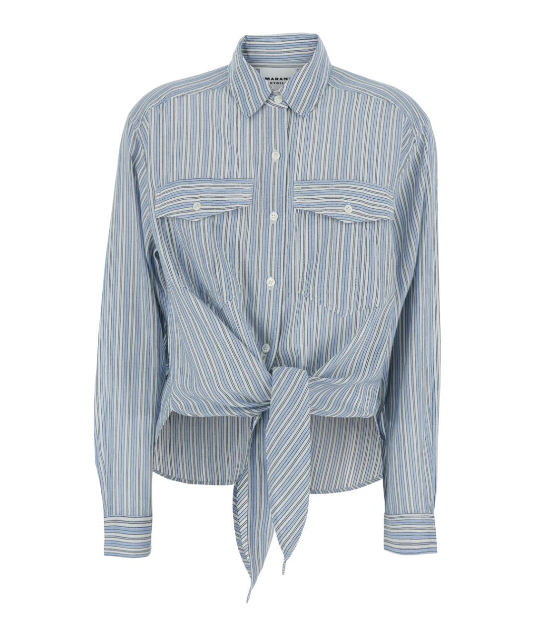 ISABEL MARANT Синяя хлопковая рубашка, фото 1