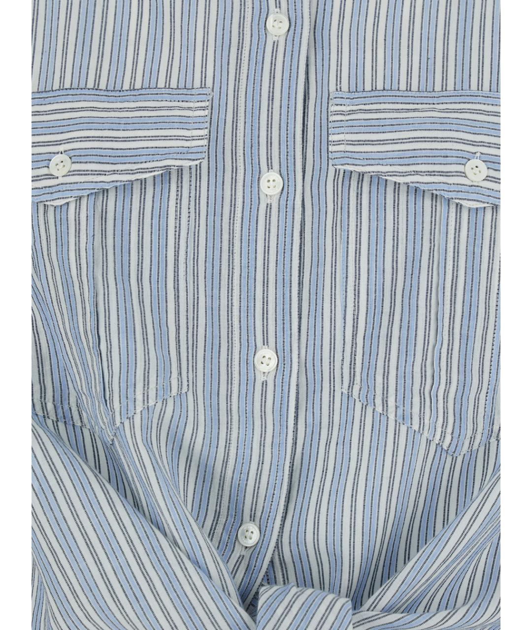 ISABEL MARANT Синяя хлопковая рубашка, фото 3