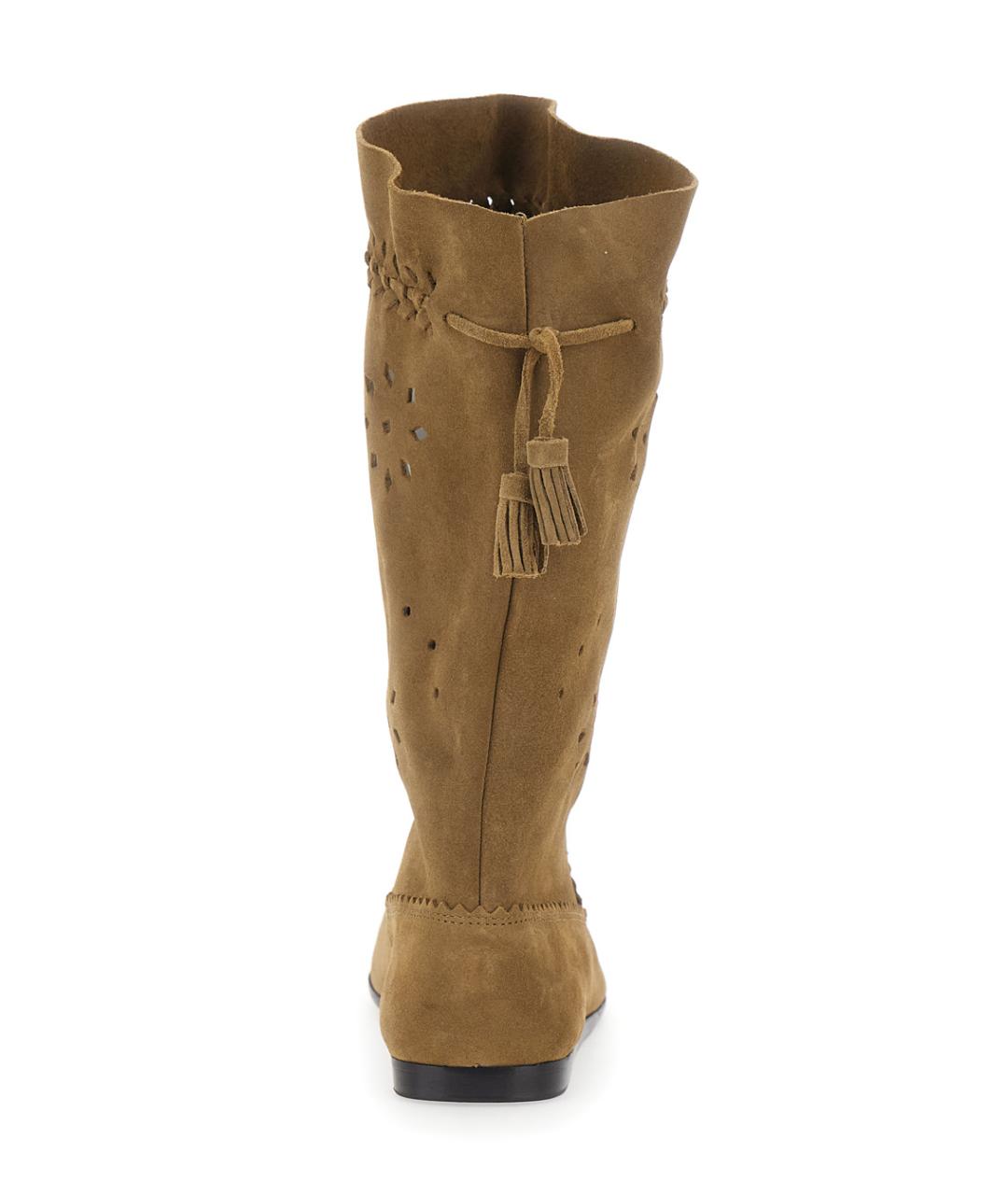 ISABEL MARANT Коричневые замшевые сапоги, фото 4