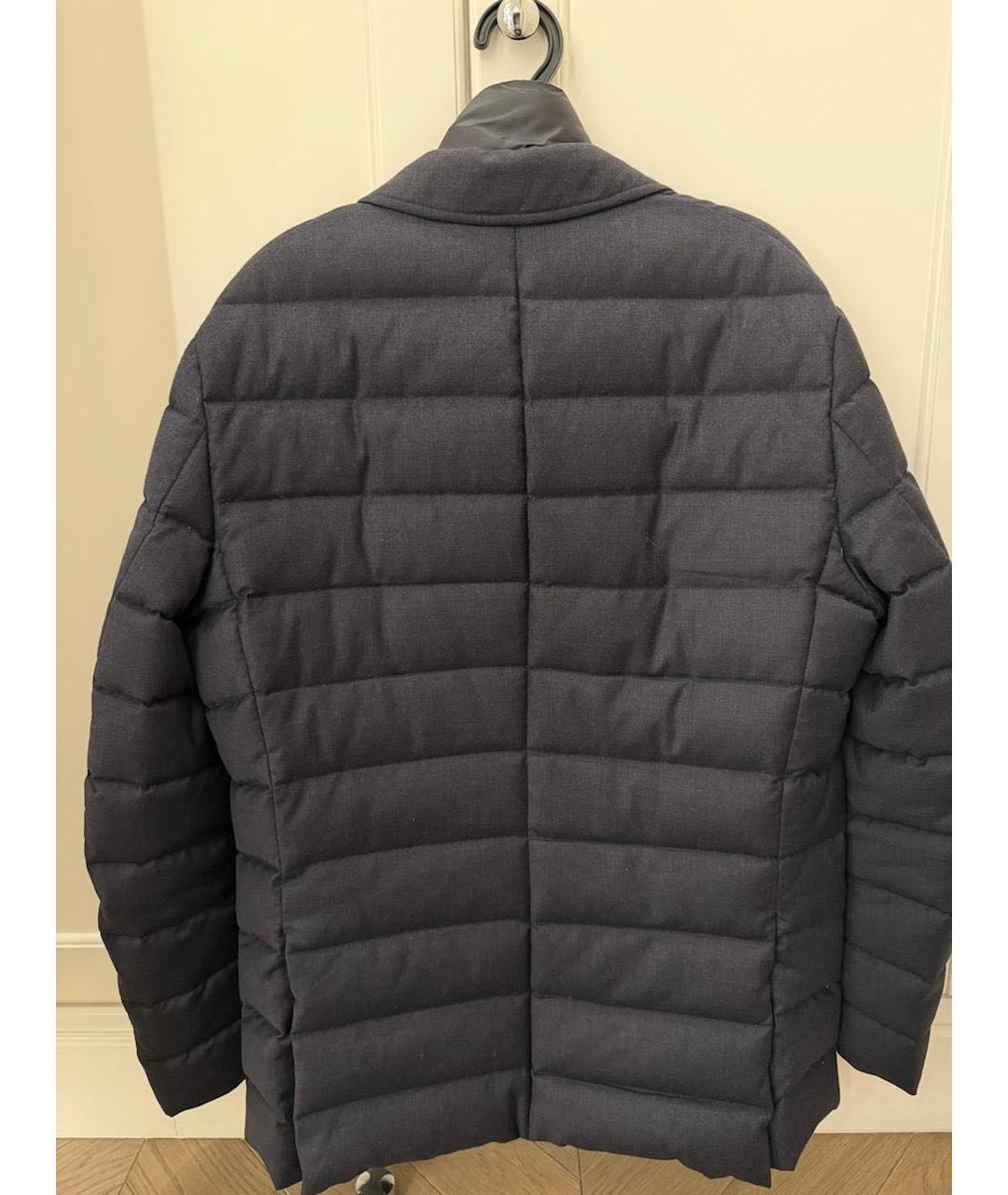 MONTECORE Темно-синяя кашемировая куртка, фото 2