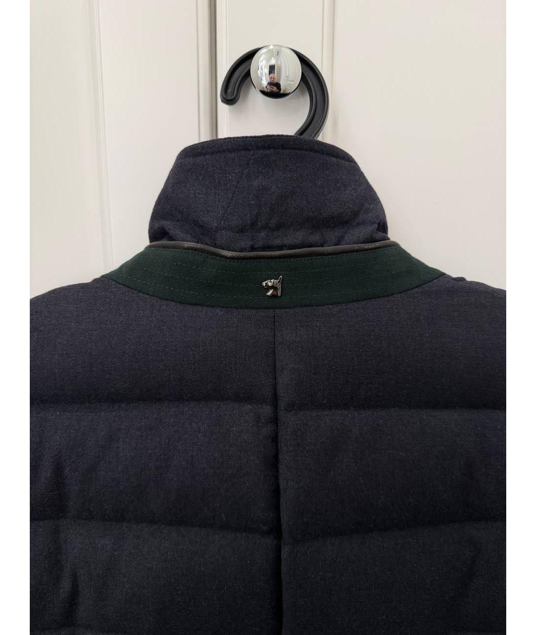 MONTECORE Темно-синяя кашемировая куртка, фото 3