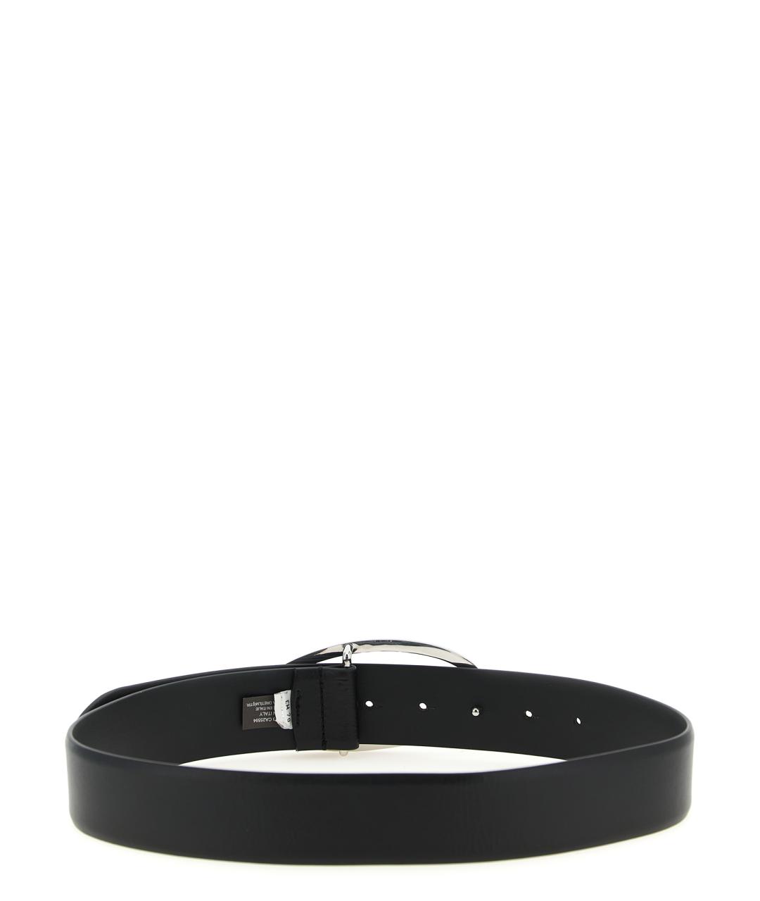 DIESEL Черный кожаный ремень, фото 3