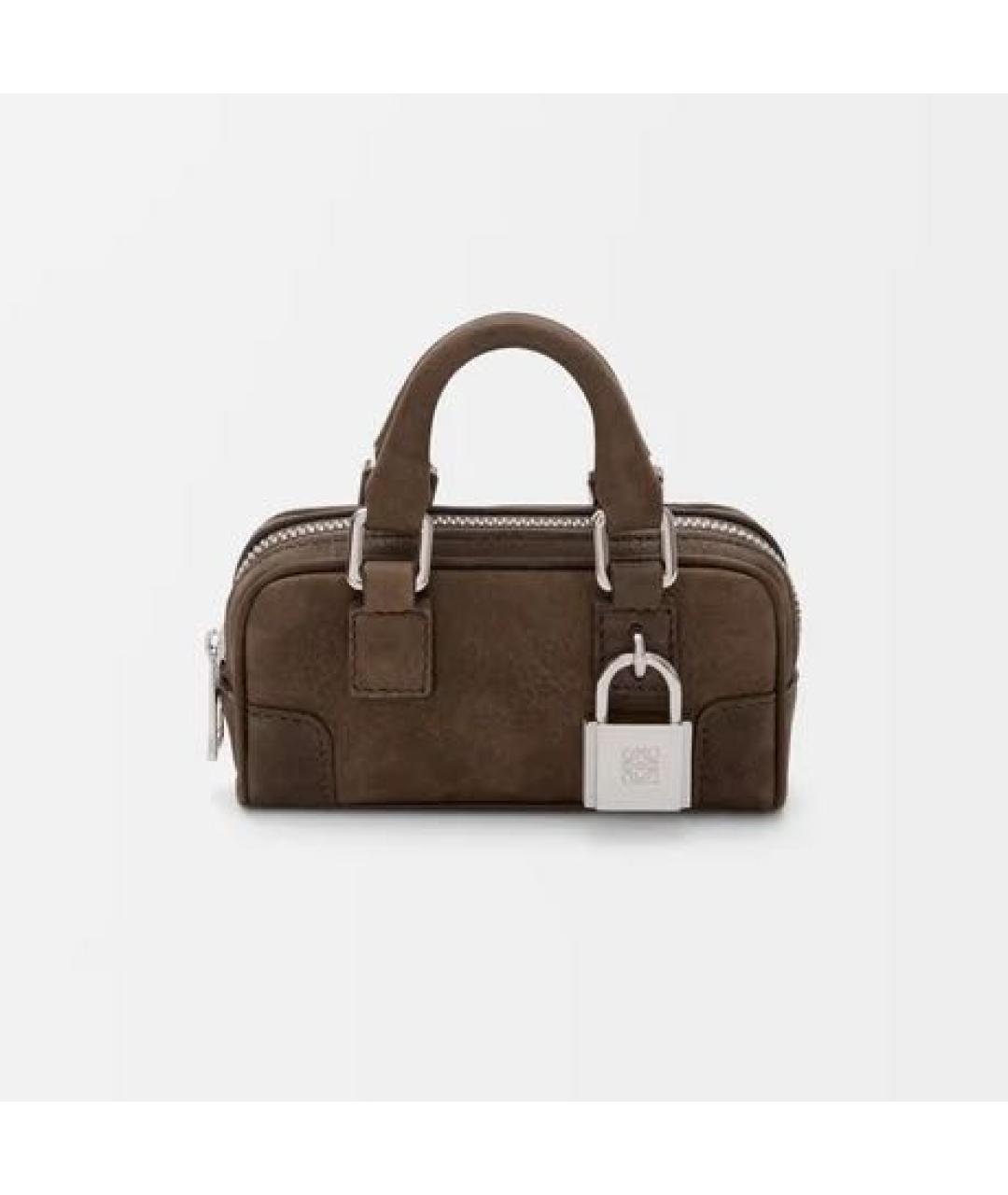 LOEWE Коричневая сумка через плечо, фото 5