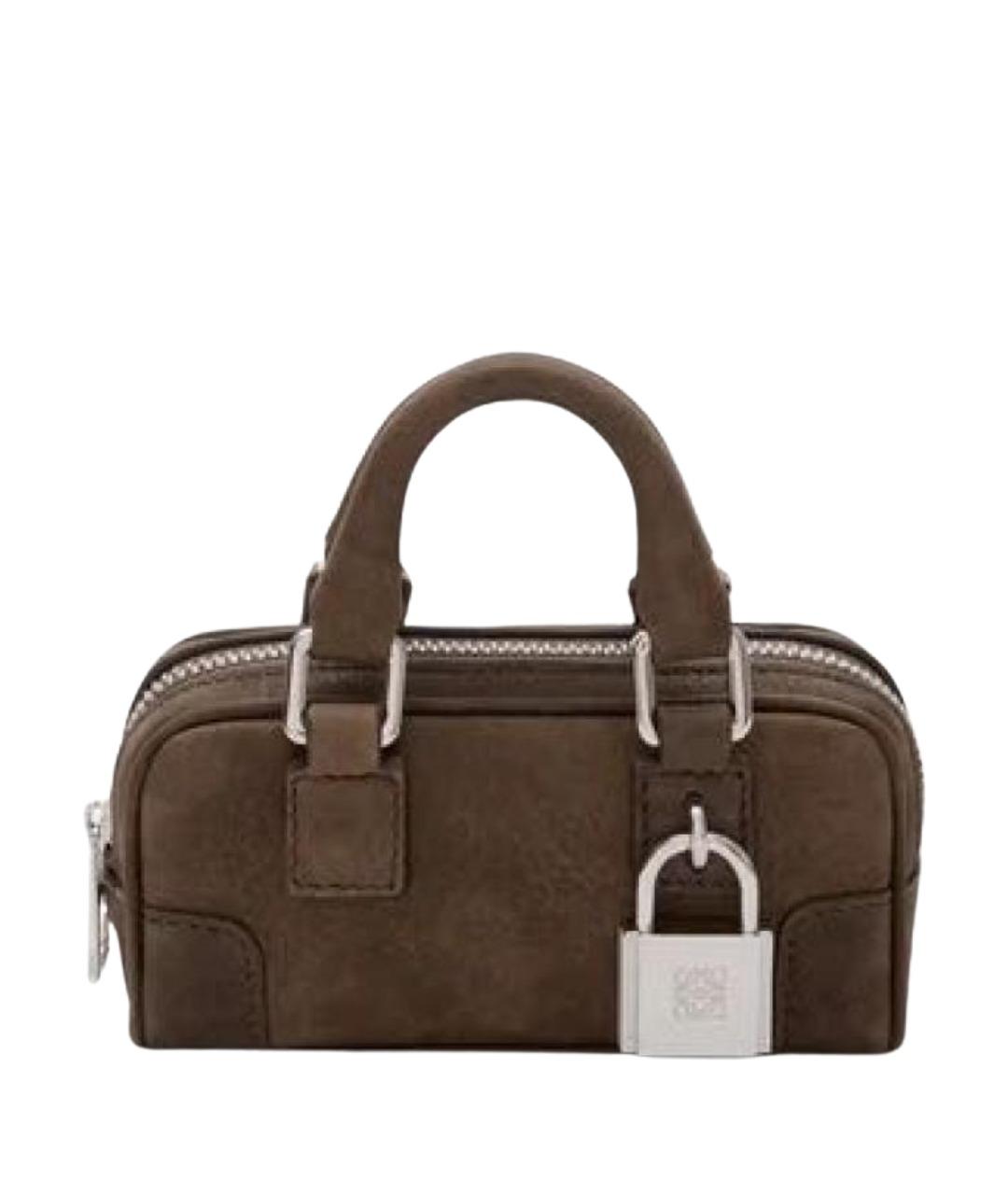 LOEWE Коричневая сумка через плечо, фото 6