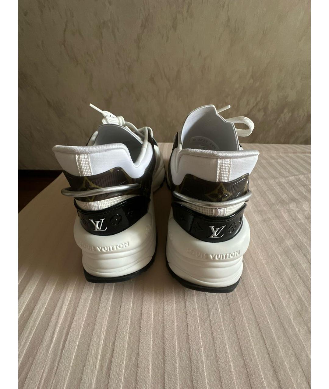 LOUIS VUITTON Белые текстильные кроссовки, фото 4