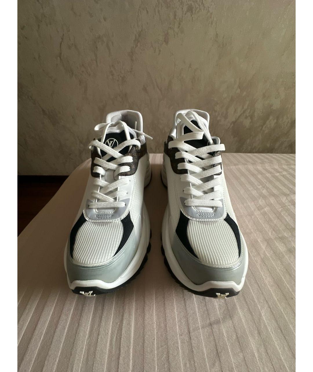 LOUIS VUITTON Белые текстильные кроссовки, фото 2