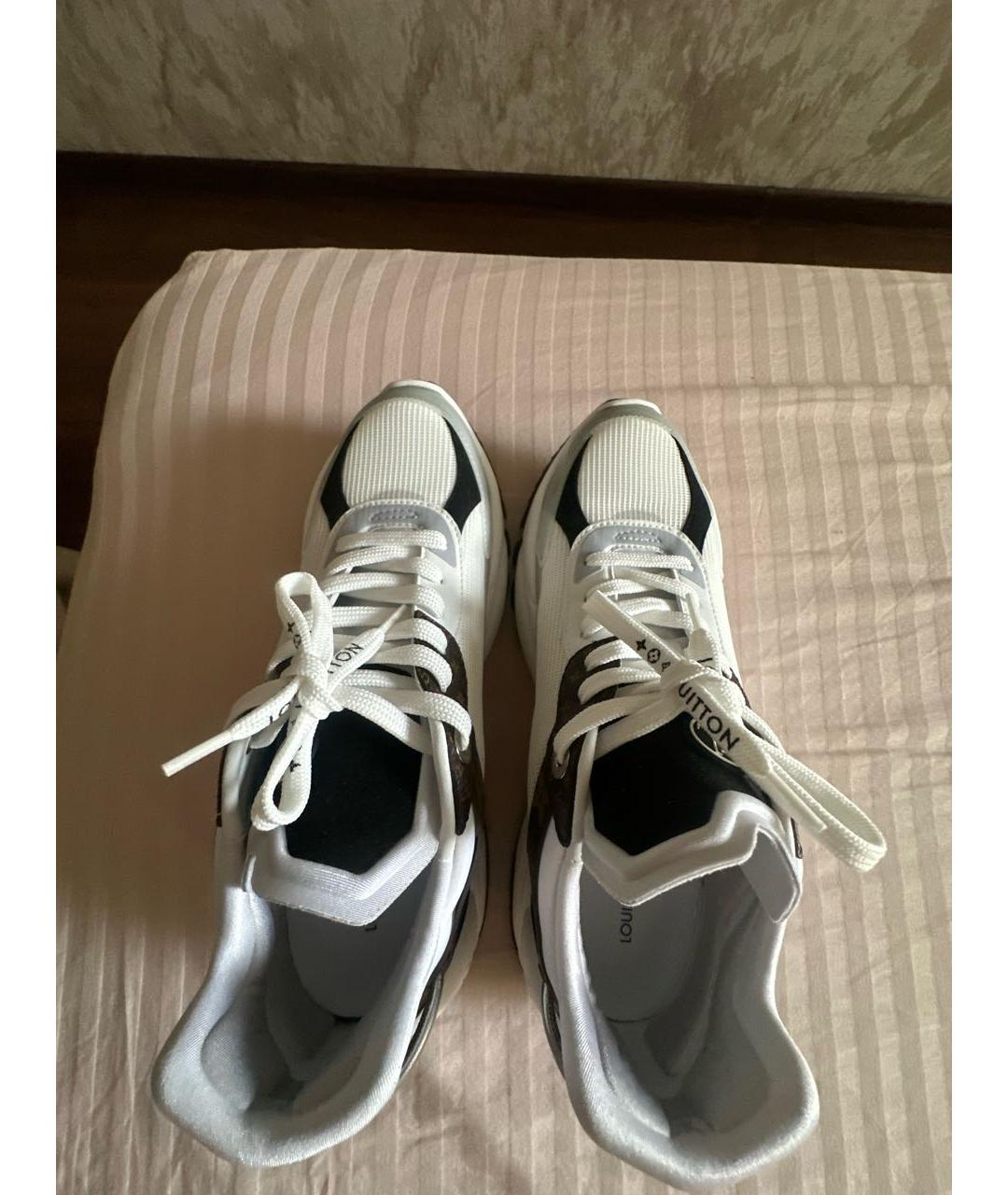 LOUIS VUITTON Белые текстильные кроссовки, фото 3