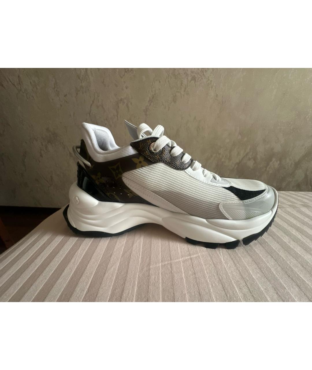 LOUIS VUITTON Белые текстильные кроссовки, фото 5