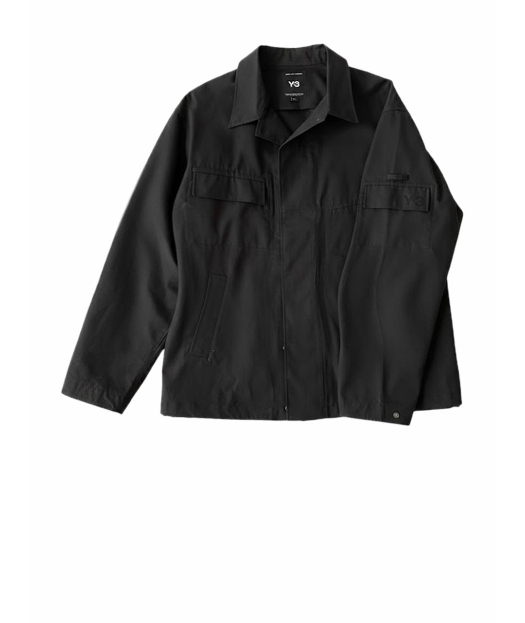 Y-3 Черная полиэстеровая куртка, фото 1