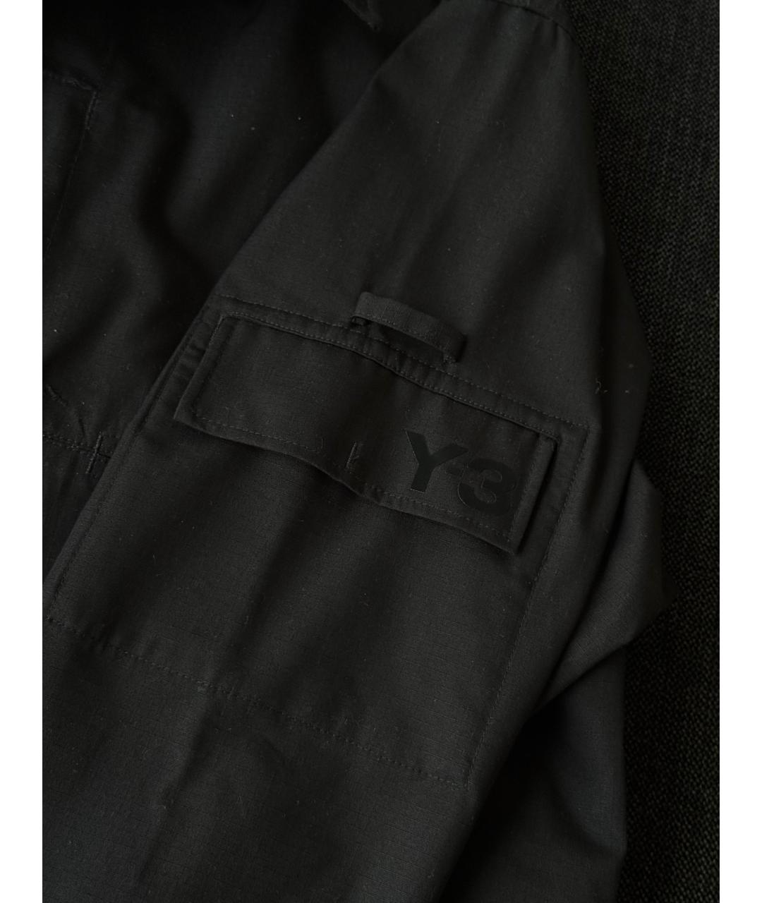 Y-3 Черная полиэстеровая куртка, фото 4