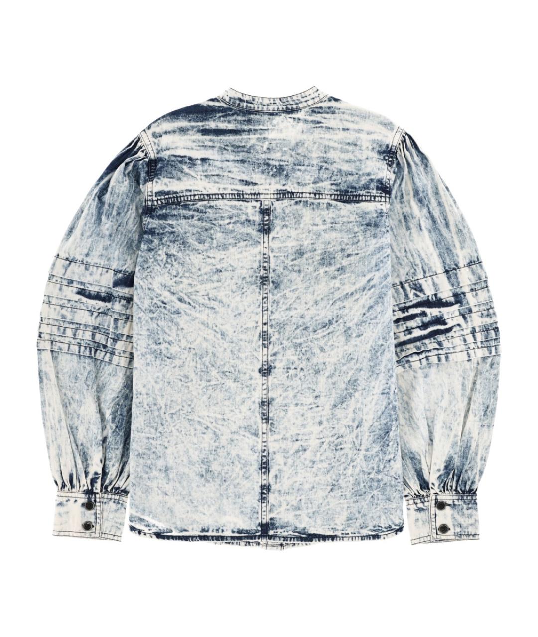 ISABEL MARANT ETOILE Синяя хлопковая рубашка, фото 2