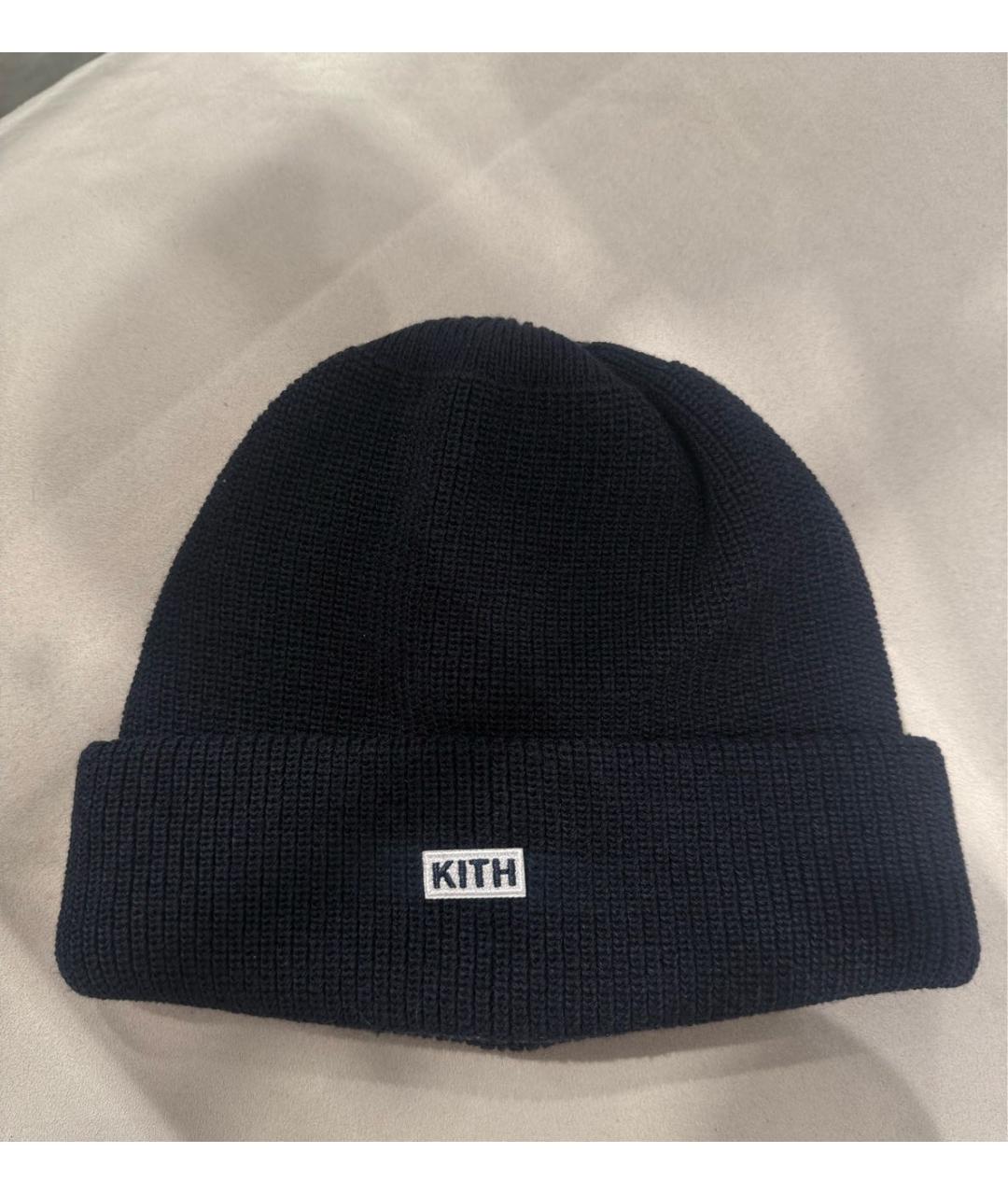 KITH Темно-синяя шерстяная шапка, фото 6