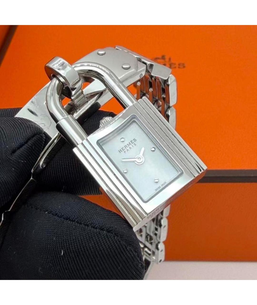 HERMES Серебряные часы, фото 6