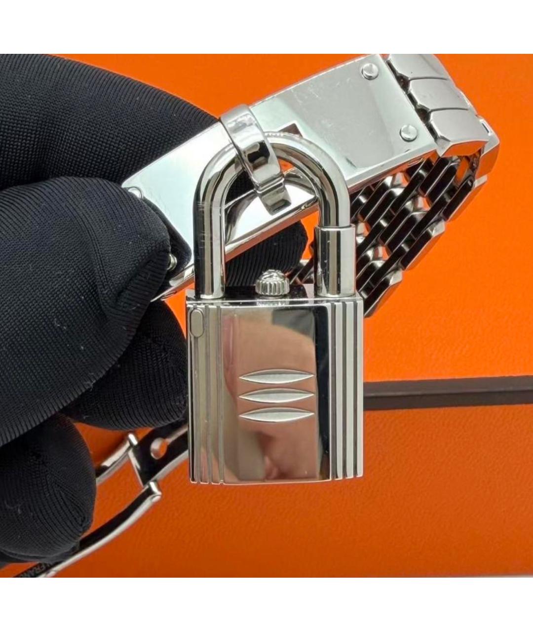 HERMES Серебряные часы, фото 3