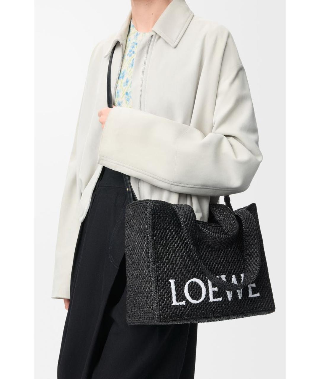 LOEWE Черная сумка через плечо, фото 3