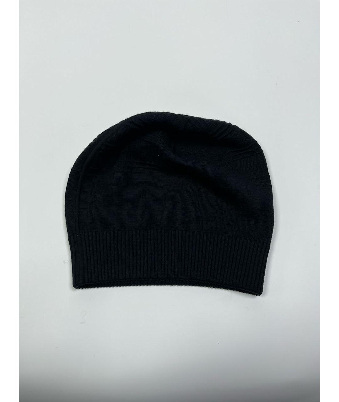 BRIONI Черная шерстяная шапка, фото 3