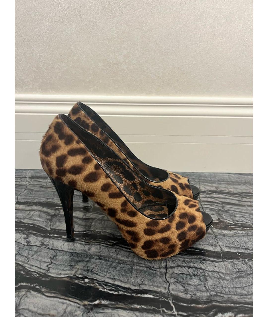 DOLCE&GABBANA Мульти туфли, фото 6