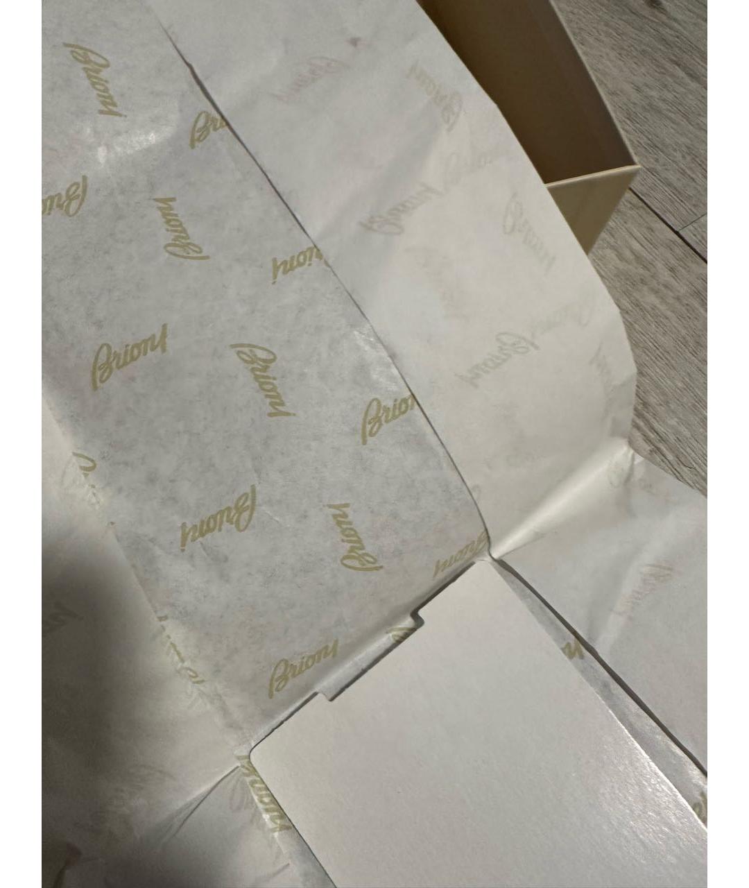 BRIONI Салатовыое хлопковое поло с коротким рукавом, фото 7