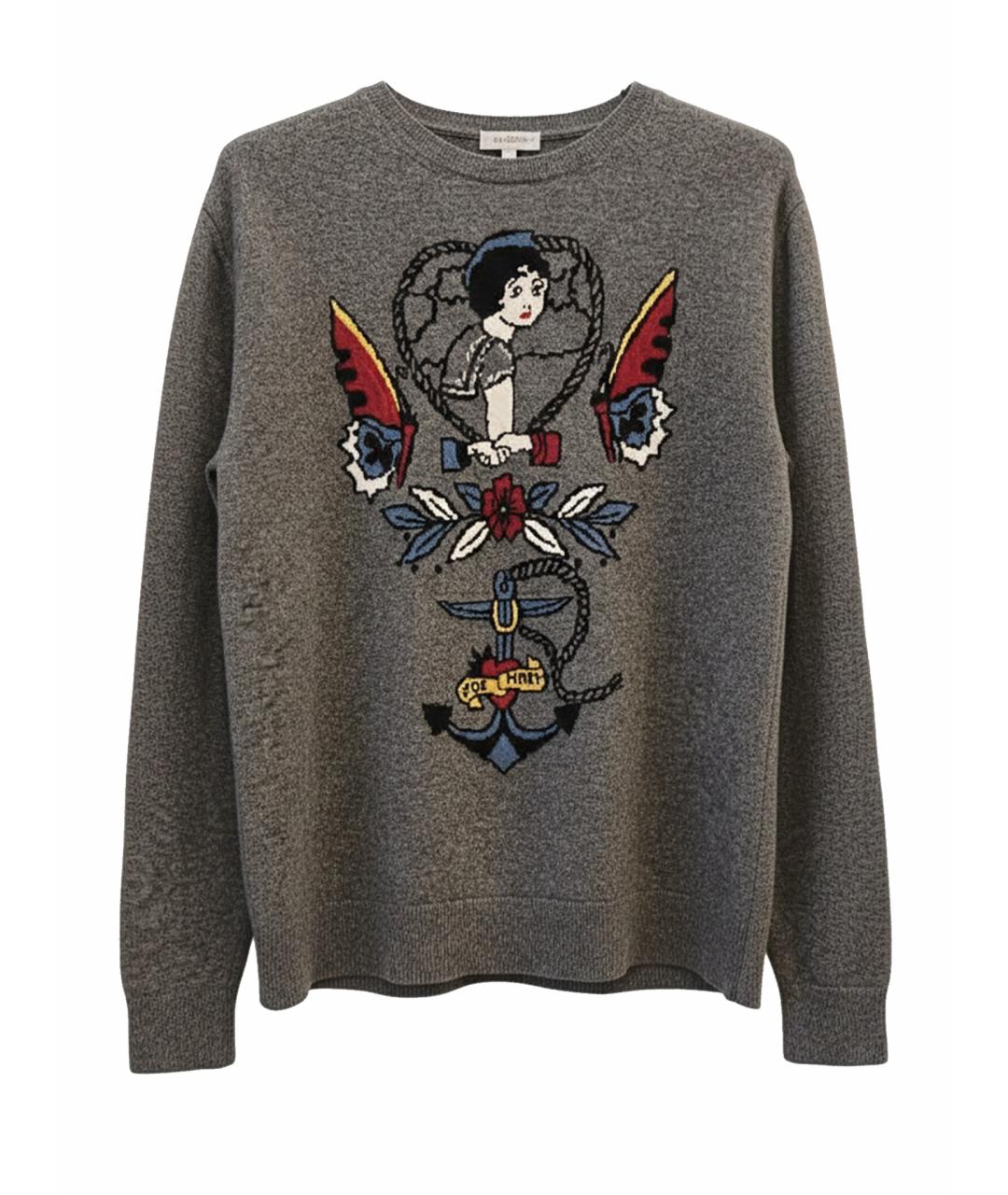 VALENTINO Серый кашемировый джемпер / свитер, фото 1