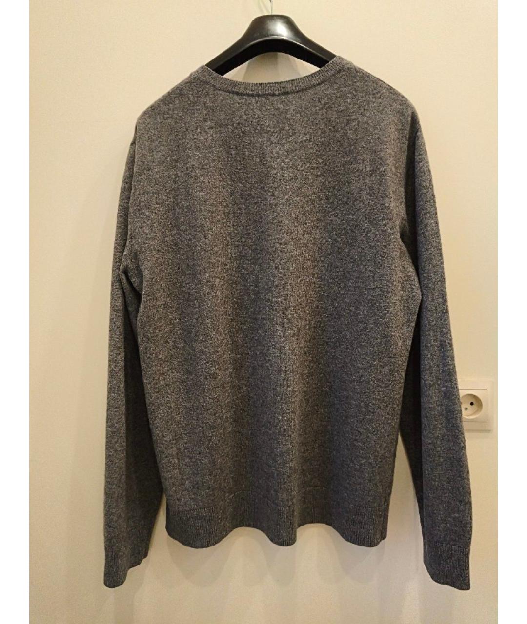 VALENTINO Серый кашемировый джемпер / свитер, фото 2
