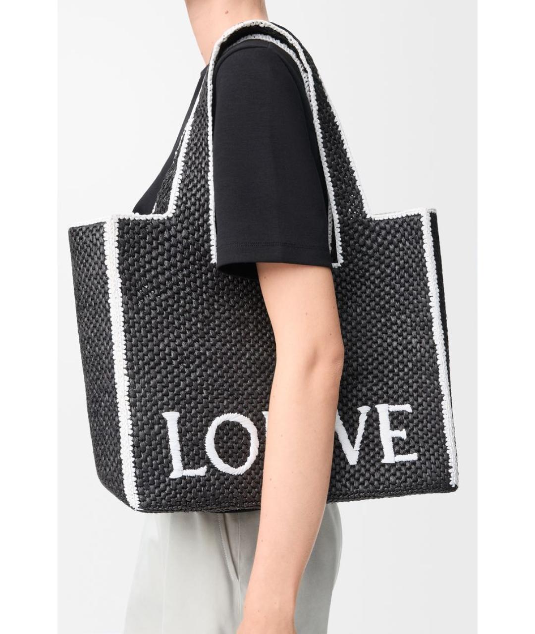 LOEWE Черная сумка через плечо, фото 2