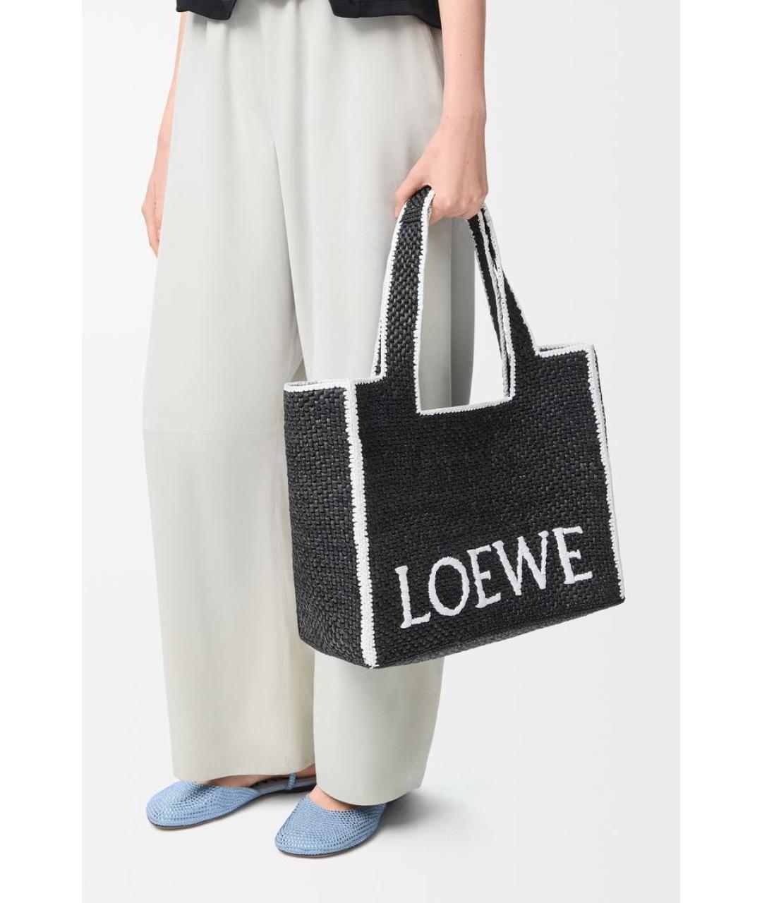 LOEWE Черная сумка через плечо, фото 3