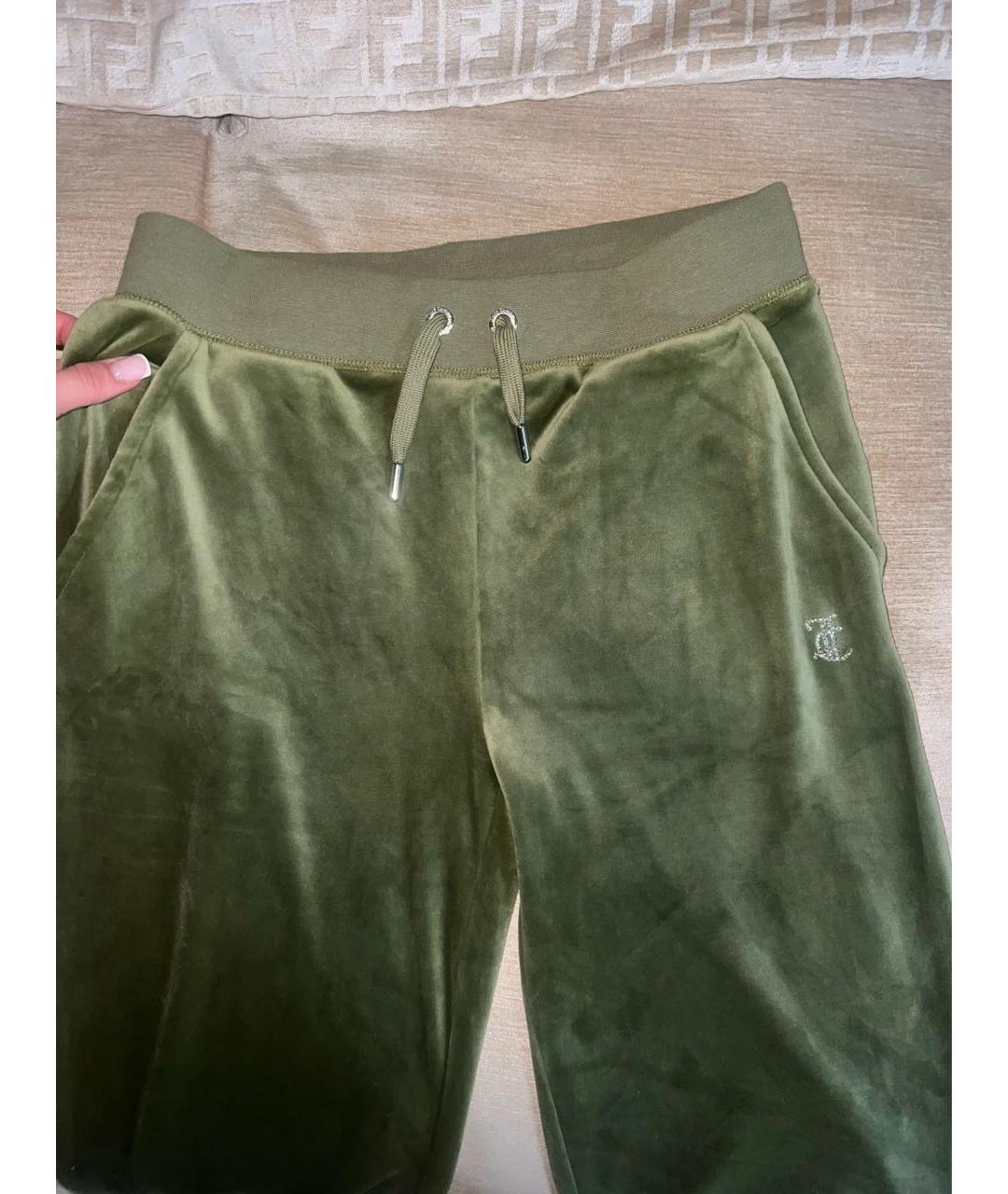 JUICY COUTURE Хаки велюровый спортивные костюмы, фото 7
