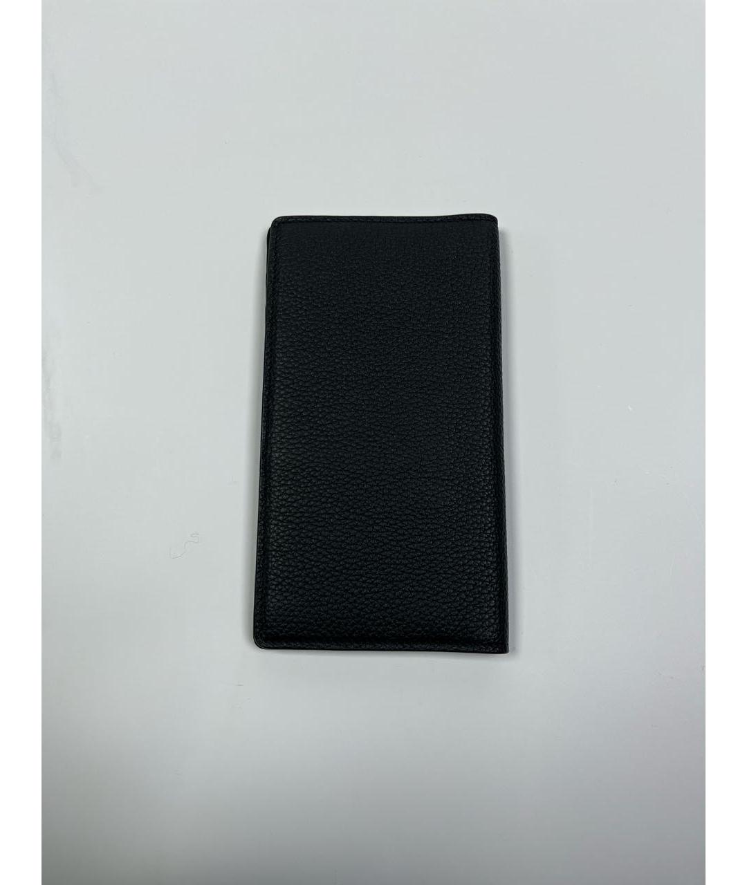 BRIONI Черный кожаный кардхолдер, фото 4