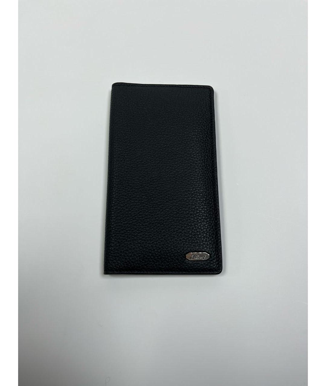 BRIONI Черный кожаный кардхолдер, фото 5