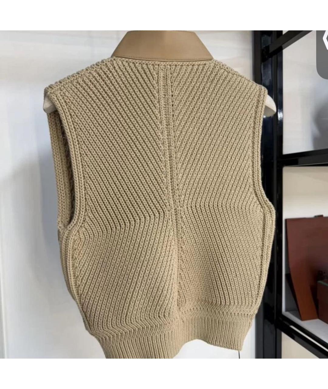 HERMES Бежевая жилетка, фото 2