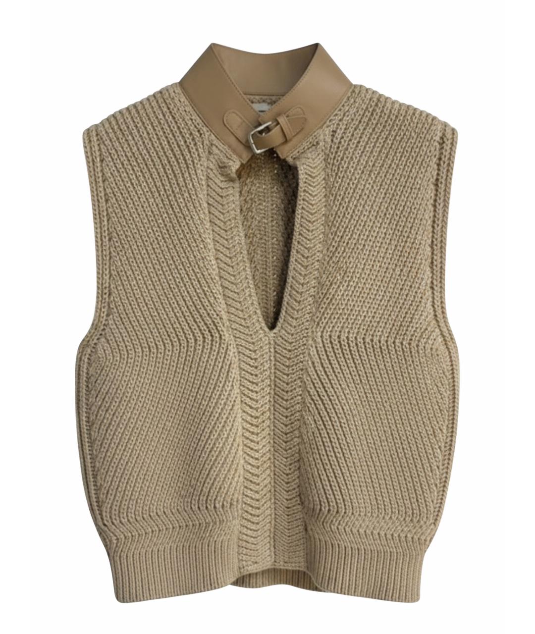 HERMES Бежевая жилетка, фото 1