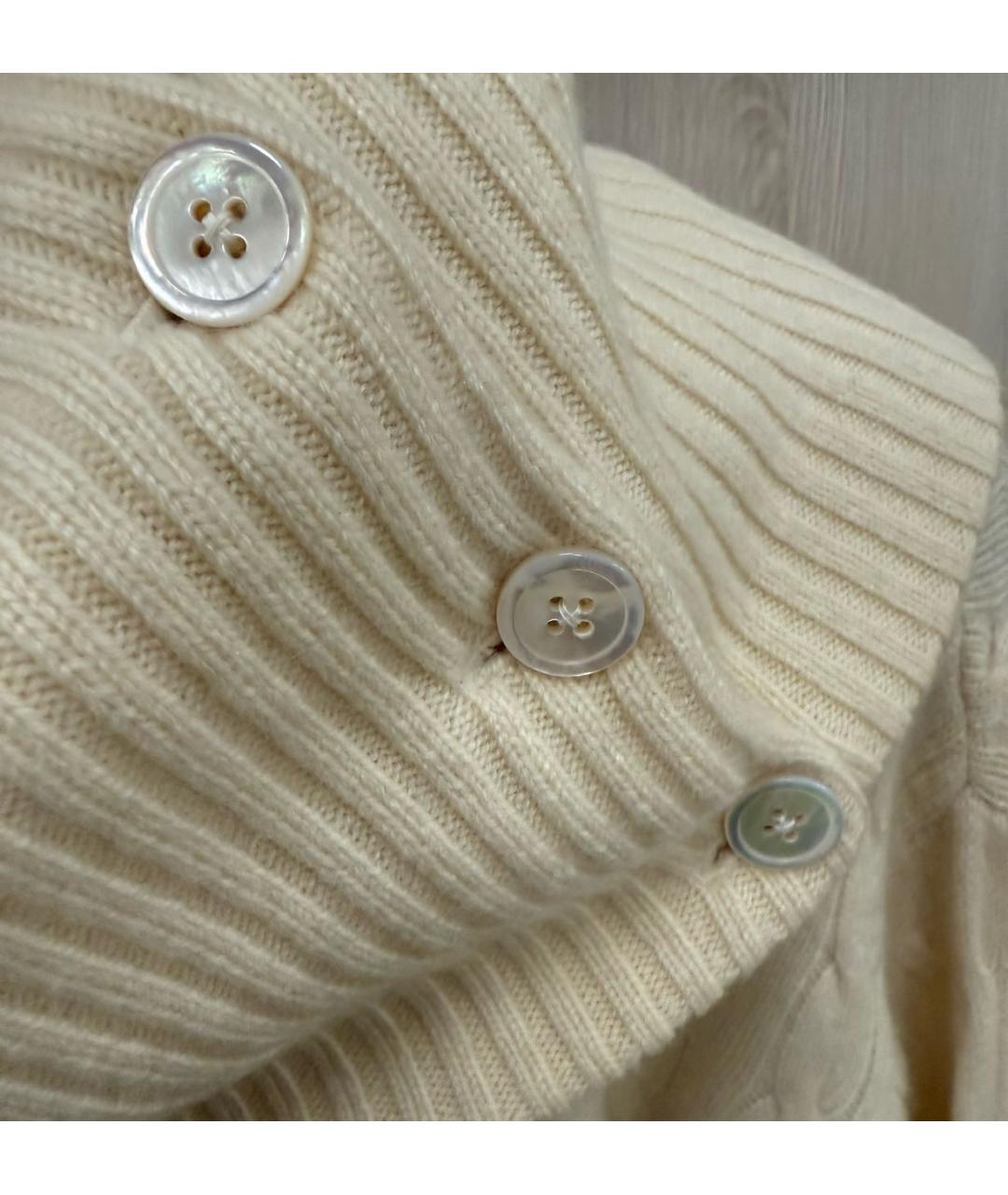 RALPH LAUREN Бежевый кашемировый джемпер / свитер, фото 2