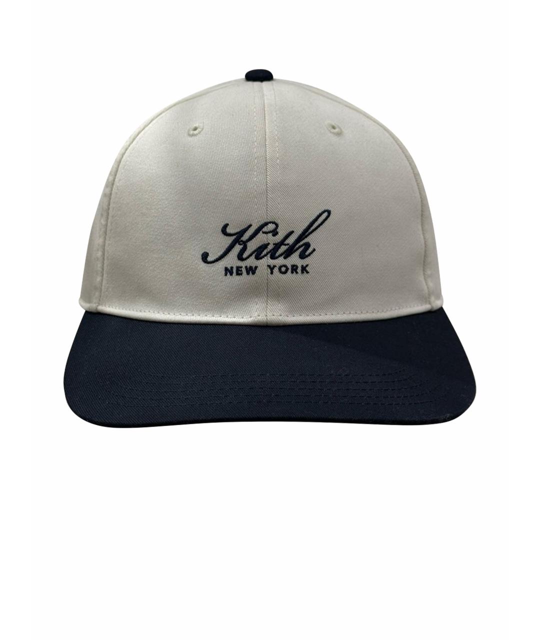 KITH Белая хлопковая кепка/бейсболка, фото 1