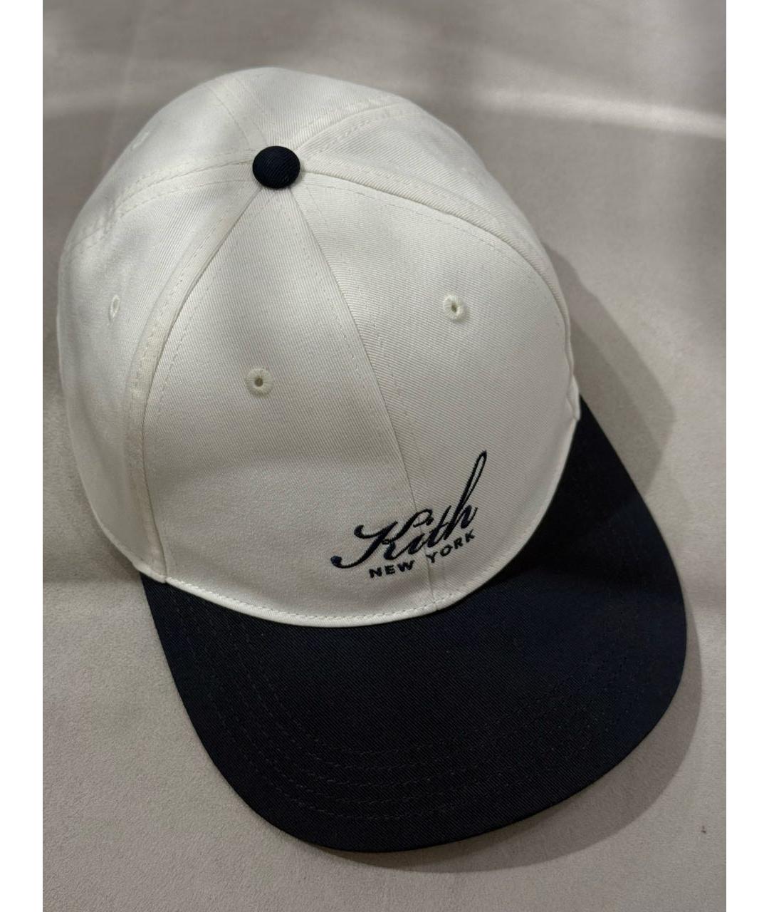 KITH Белая хлопковая кепка/бейсболка, фото 5