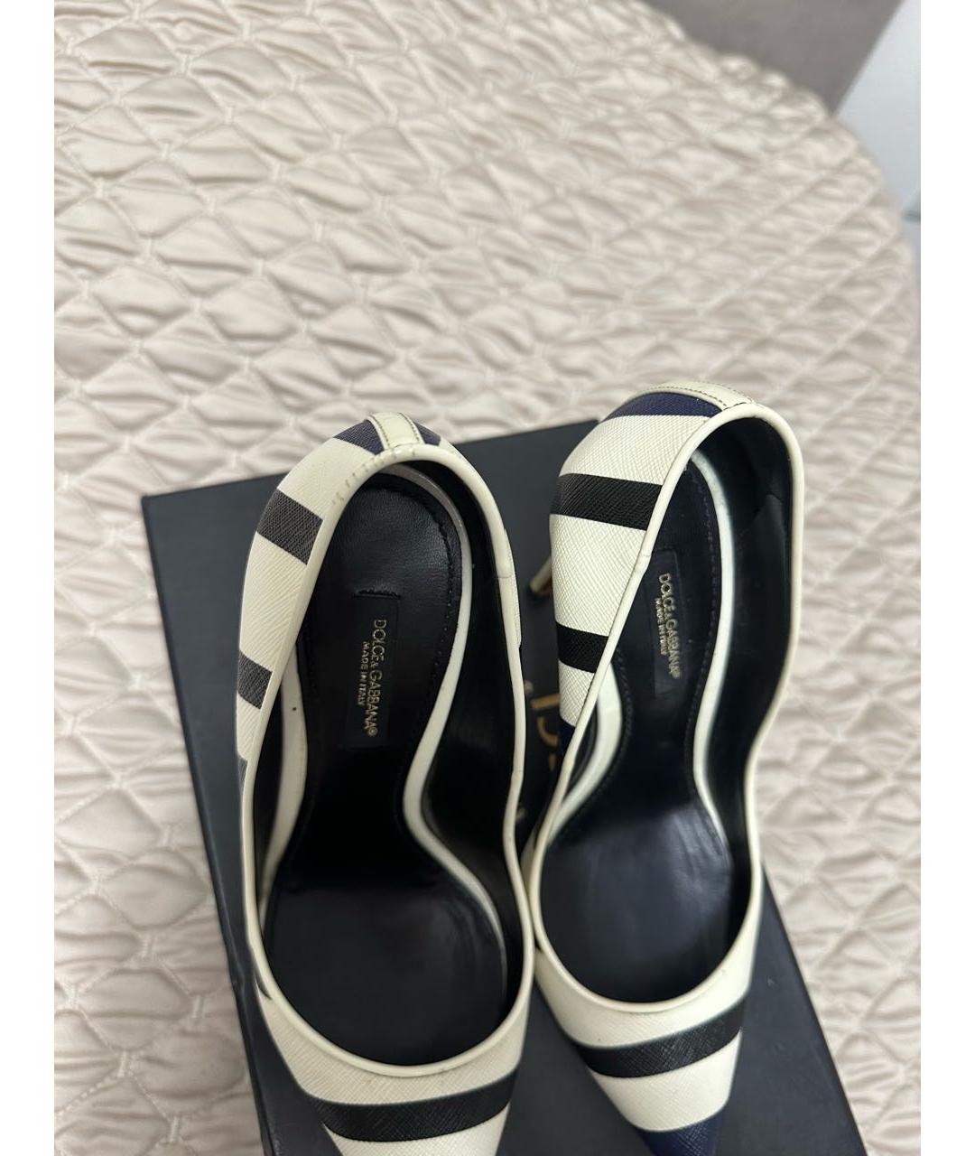 DOLCE&GABBANA Мульти кожаные туфли, фото 3