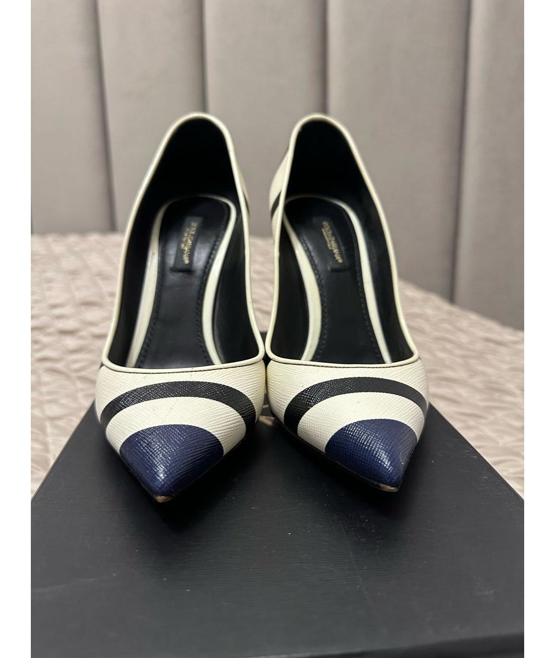 DOLCE&GABBANA Мульти кожаные туфли, фото 6