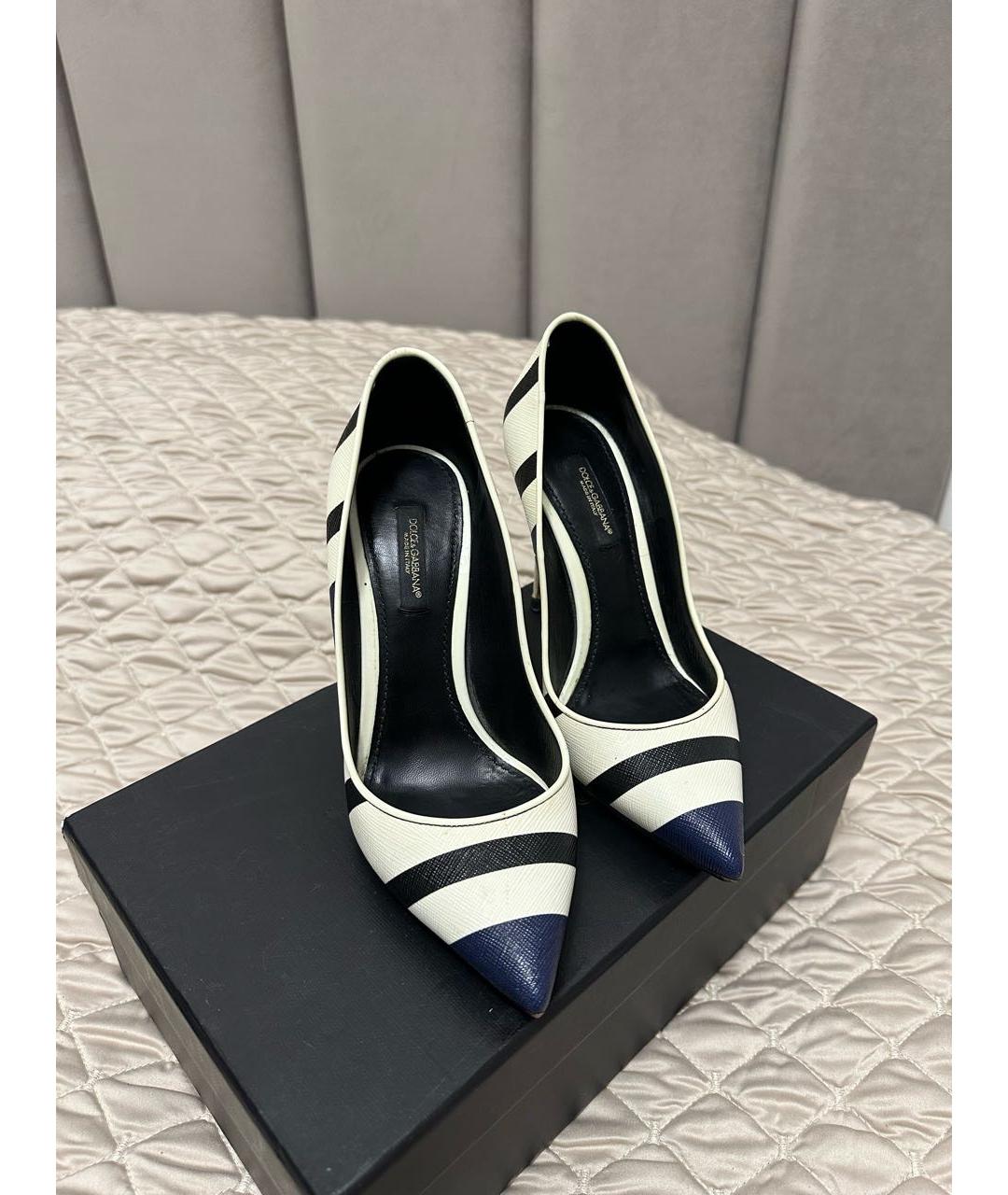 DOLCE&GABBANA Мульти кожаные туфли, фото 2